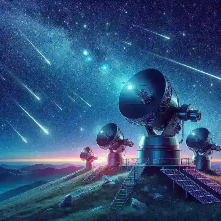 AI Assisted Telescope Arrays Predicting Meteor Showers with Pinpoint Accuracy