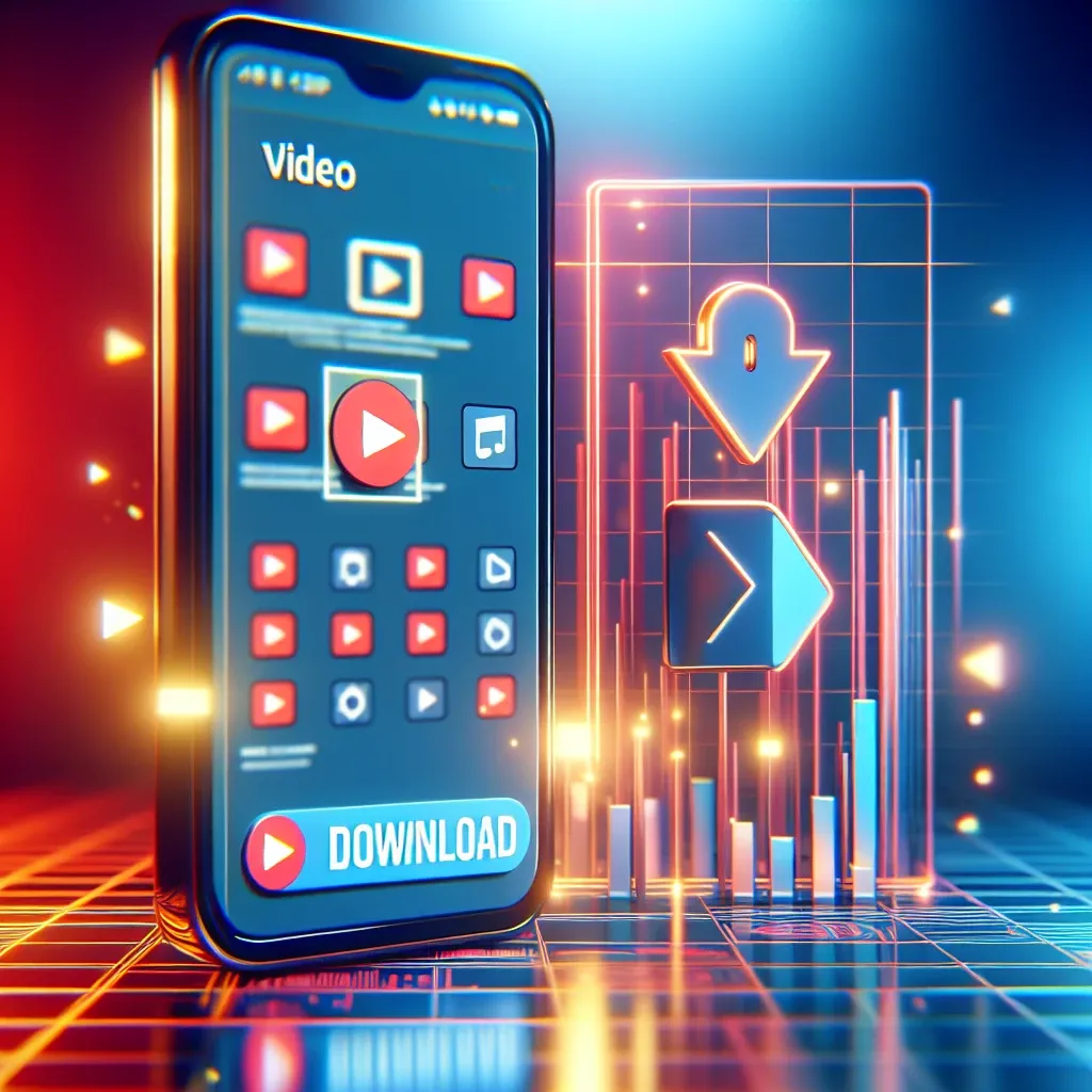 "Person using a TikTok video downloader app on their smartphone to save favorite TikTok videos effortlessly, showcasing easy navigation and user-friendly interface."