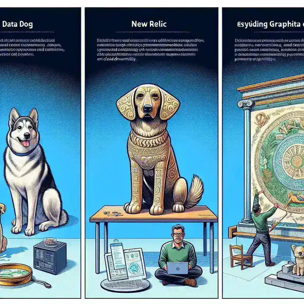 "Comparison chart of Cloud Observability Platforms: Datadog, New Relic, and Grafana highlighting key features and benefits in a comprehensive guide."